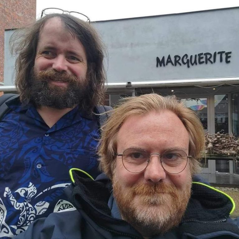 Photo des Spirates Nico handi routard et Benoit en voyage au Danemark