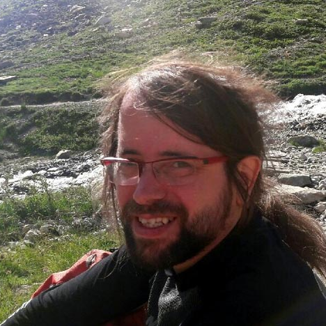 Portrait de Nico lors de l'ascension du glacier des sources de l'Isère