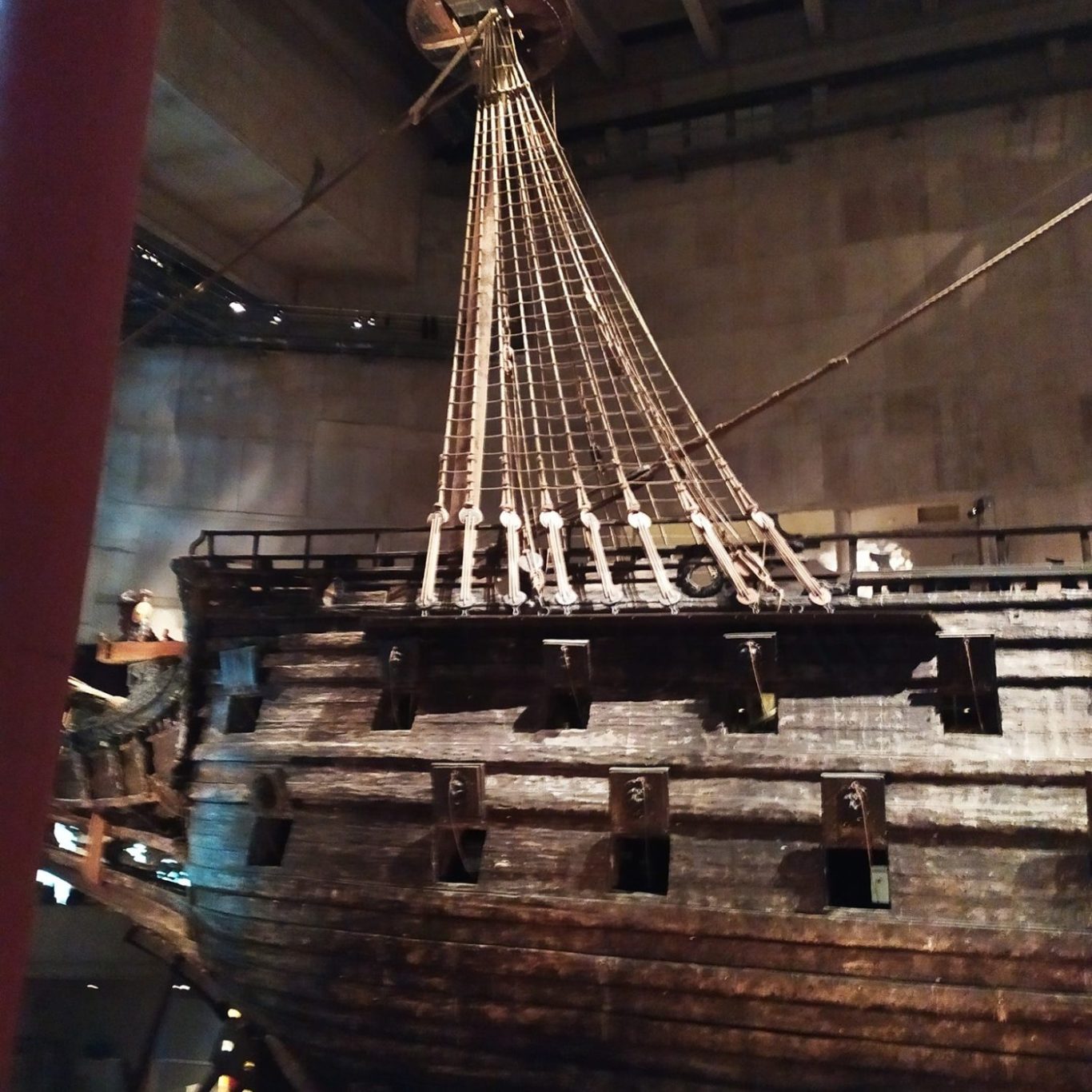 Photo du paquebot repéché et transformé en Musée, le Vasa